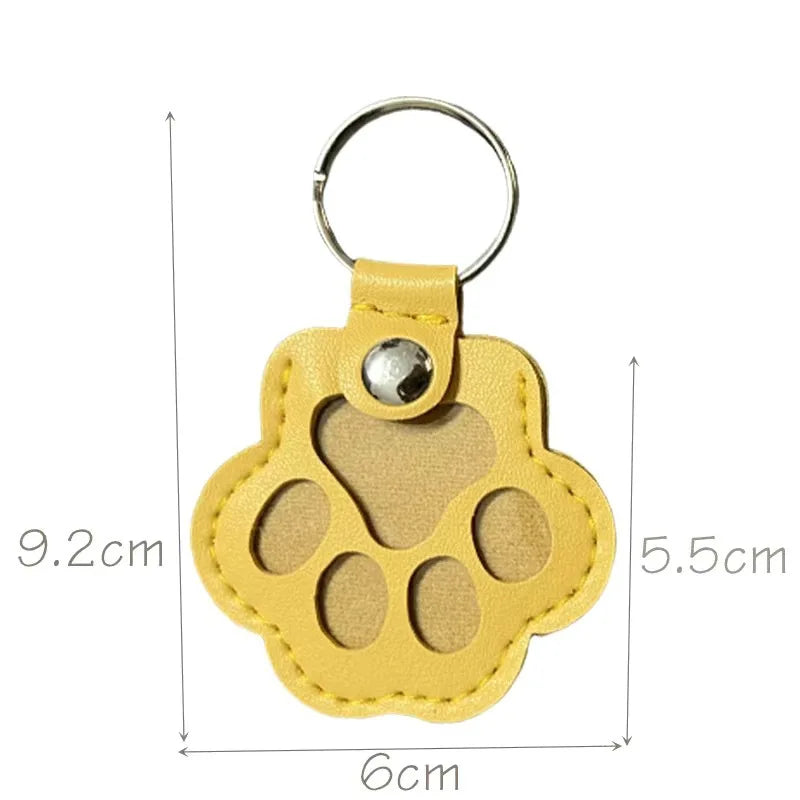 Pet Leather Keychain