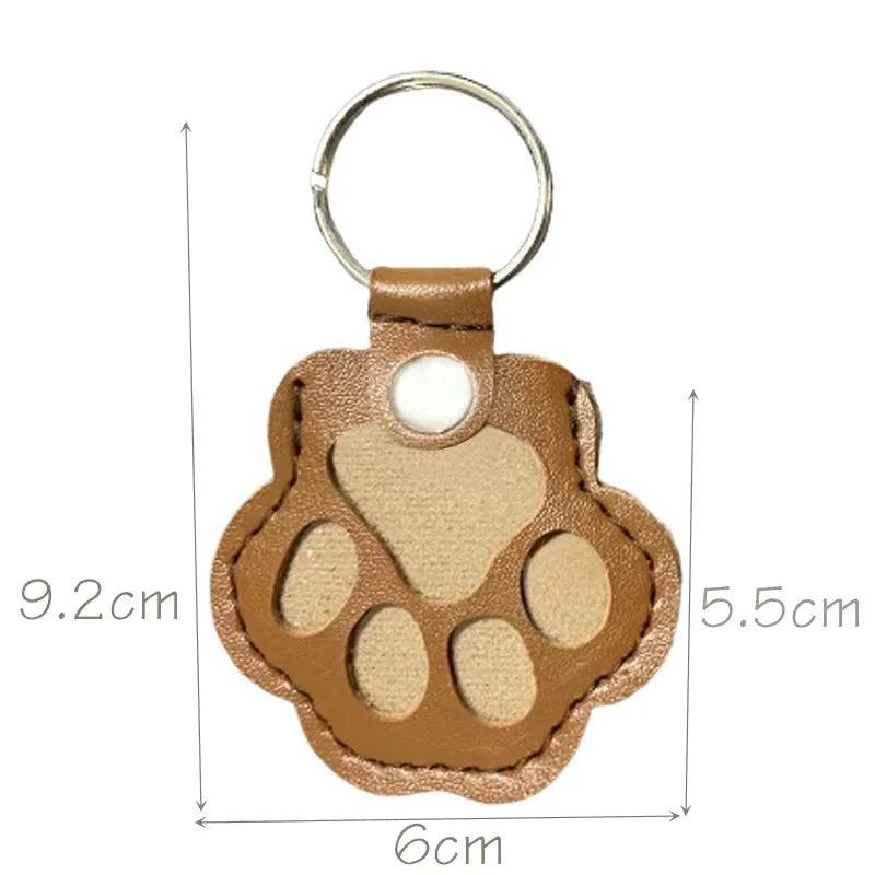 Pet Leather Keychain