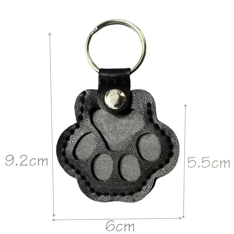 Pet Leather Keychain