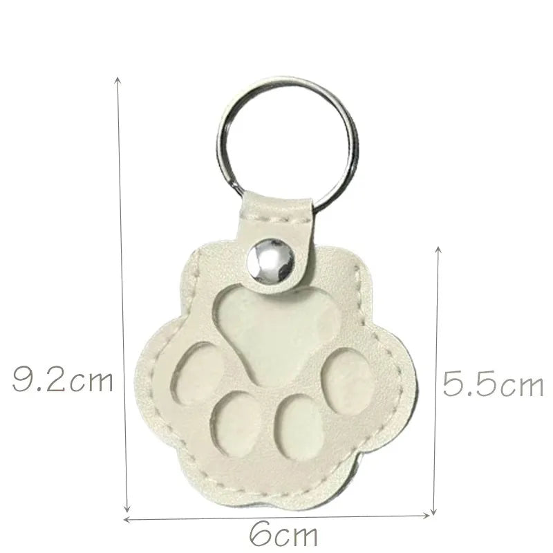 Pet Leather Keychain