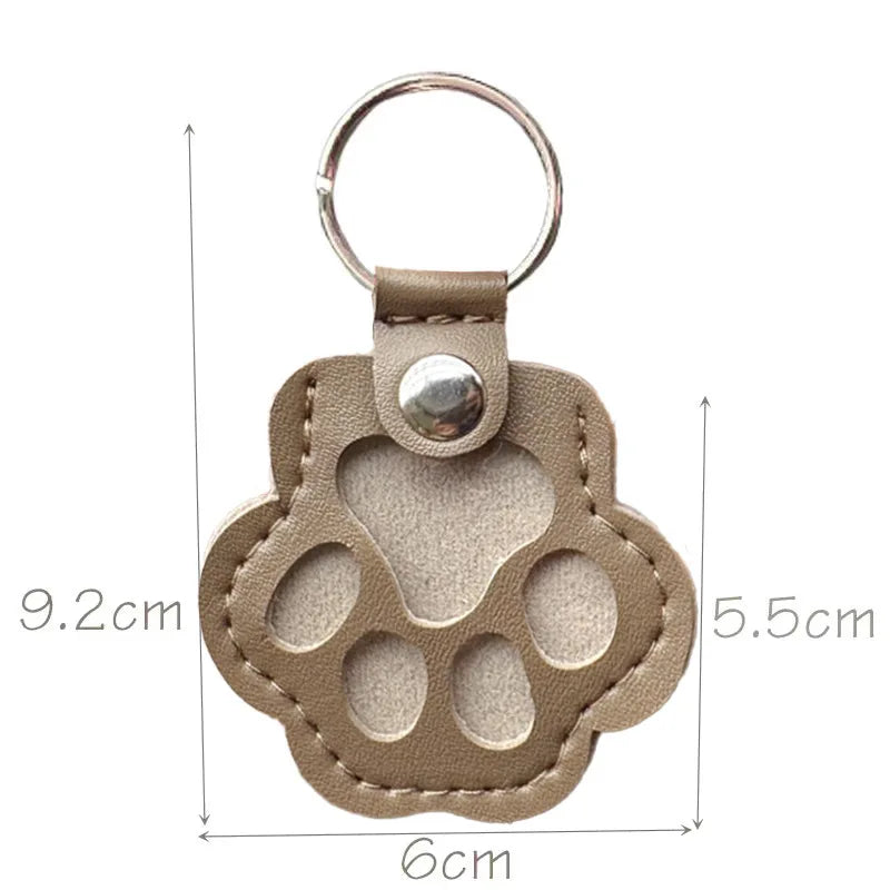 Pet Leather Keychain