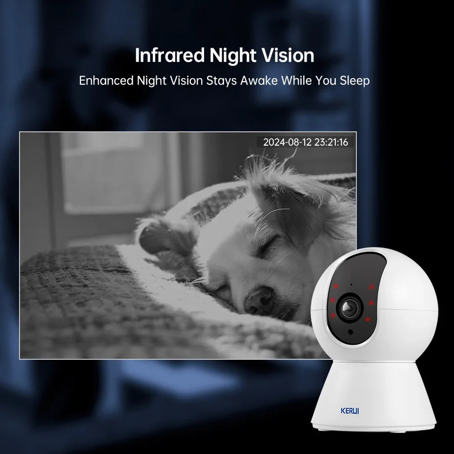 Pet Camera — WiFi, AI Auto-Tracking & Night Vision